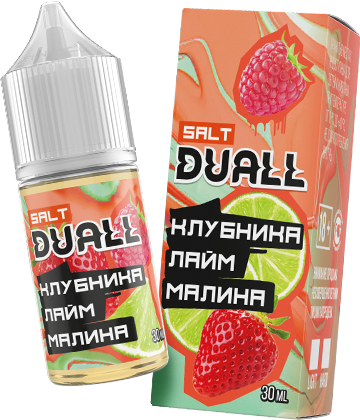 Жидкость DUALL Hard Salt Ultra - Клубника Лайм Малина 30 мл (20 Ultra)