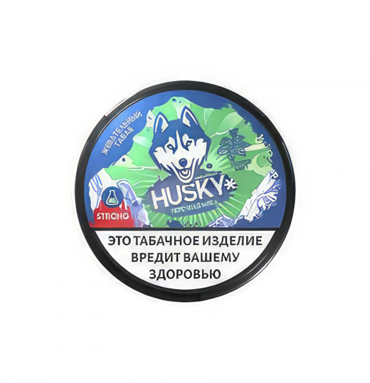 Жевательный табак HUSKY STRONG SLIM - PEPPERMINT