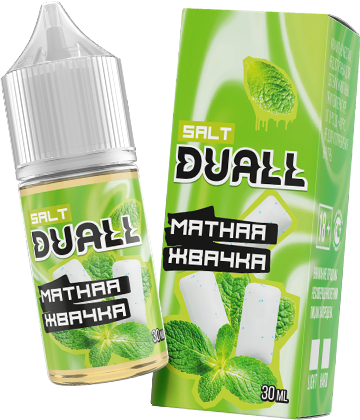 Жидкость DUALL Hard Salt Ultra - Мятная Жвачка 30 мл