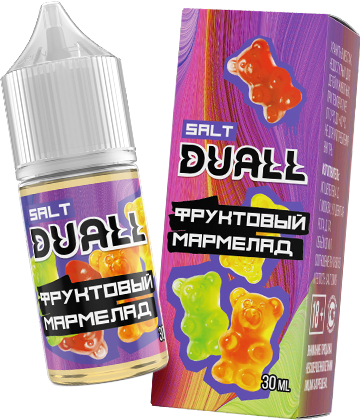 Жидкость DUALL Hard Salt Ultra - Фруктовый Мармелад 30 мл