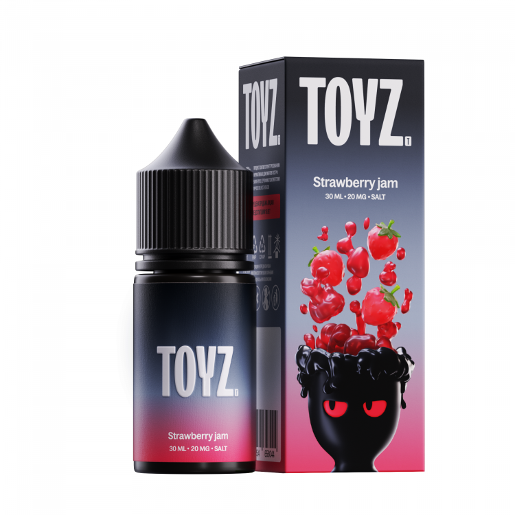 Жидкость TOYZ Salt - Strawberry Jam (Клубничный джем) 30 мл (20 мг)