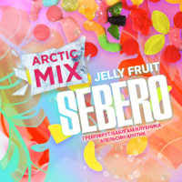 Табак Sebero Arctic Mix - Jelly Fruit (Грейпфрут, Баблгам, Клубника, Апельсин, Арктик) 100 гр