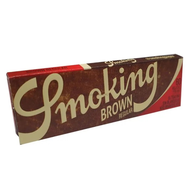 Бумага для самокруток Smoking Regular Brown 70 мм 60 л.