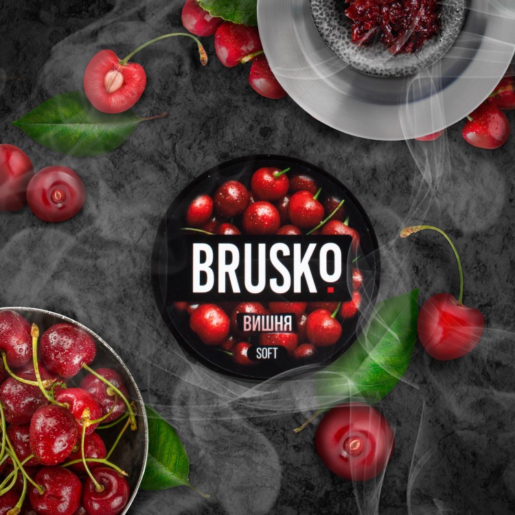 Бестабачная смесь BRUSKO Medium - Вишня 50 гр