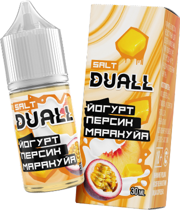 Жидкость DUALL Hard Salt Ultra - Йогурт Персик Маракуйя 30 мл (20 Ultra)