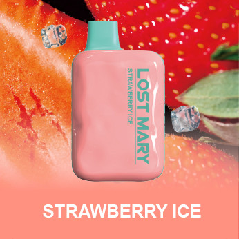 Одноразовая электронная сигарета Lost Mary OS 4000 - Strawberry Ice (Клубника Лед)