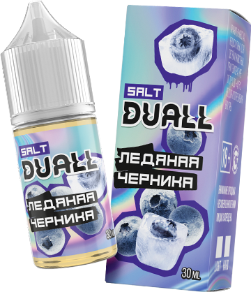 Жидкость DUALL Hard Salt Ultra - Ледяная черника 30 мл (20 Ultra)