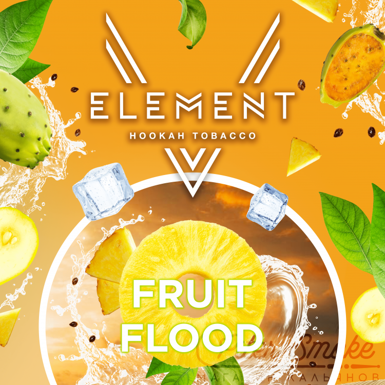 Табак Пятый Element - Fruit Flood (Ананас, Кактусовый финик, Базилик, Груша) 25 гр