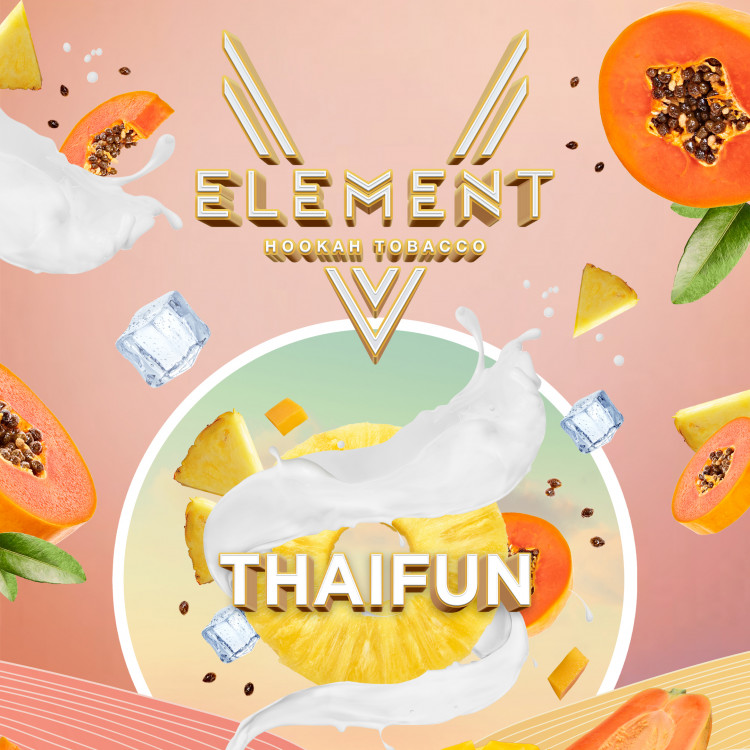 Табак Пятый Element - Thaifun (Ананас, Папайя, Манго, Сгущённое молоко) 25 гр